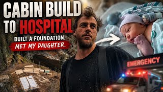 Grandfather Helps Grandson Build his Cabin Foundation | New Family Member