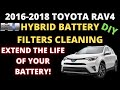 How To replace Hybrid Battery Fan Filter : 2016-2018 RAV4 Hybrid