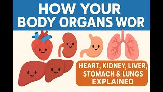 How Your Body Organs Work Heart, Kidney, R, Stomach & Lungs Explained In Just 78 Second