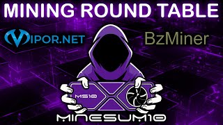 Let's talk mining in 2024 with guests Vipor.net &amp; BzMiner