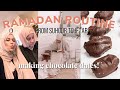 Ramadan routine suhoor to iftar abaya outfits making chocolate covered dates  simplyjaserah