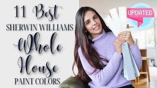 11 BEST Sherwin Williams WHOLE HOUSE Paint Colors