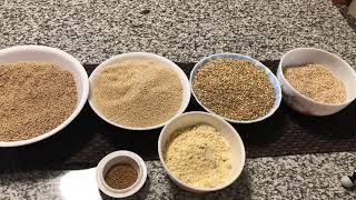 #GlutenFree #Multigrain homemade Flour (Atta) w/ English subtitles