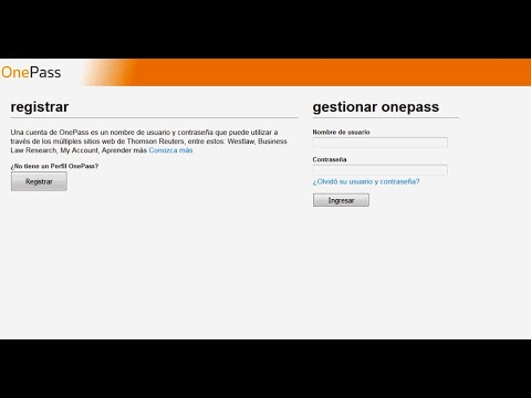 ONEPASS Mejora el Acceso a Tu Suscripción Thomson Reuters