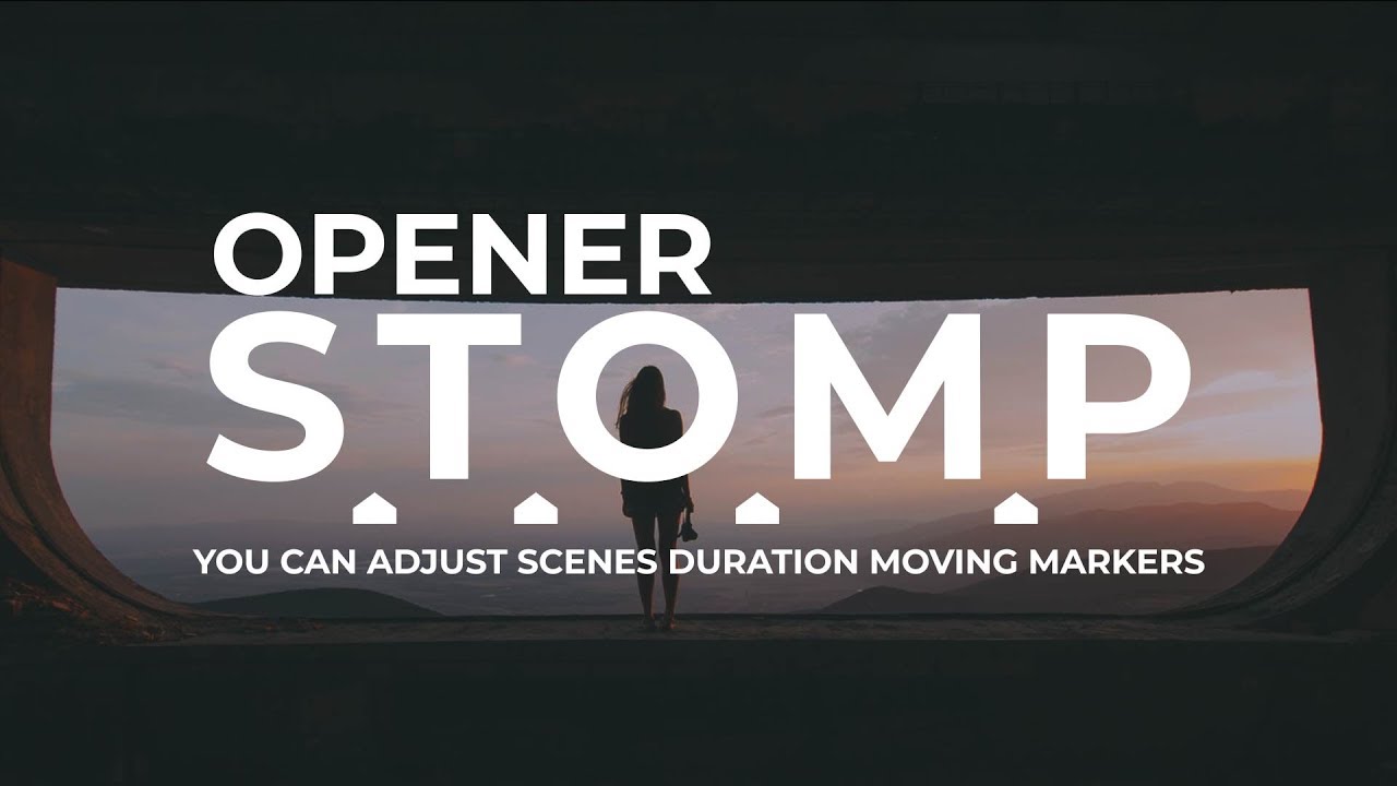 Dynamic Stomp Opener - After Effects Template (without glow)