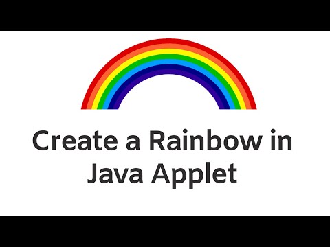 How to create a Rainbow in java Applet