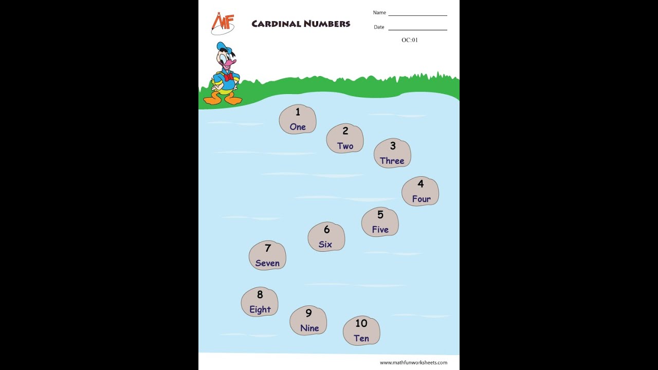 cardinal and ordinal numbers worksheets math fun worksheets