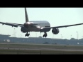 QATAR BOEING 777 CLOSEUP VIEW LANDING