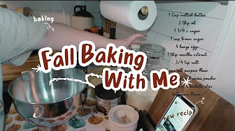 FALL BAKING WITH ME 2024 | BROWNIES | NEW RECIPE | FALL-🎃-WEEN