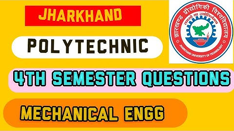 4th Semester PYQ | Mechanical Engineering | JUT, Jharkhand Polytechnic |