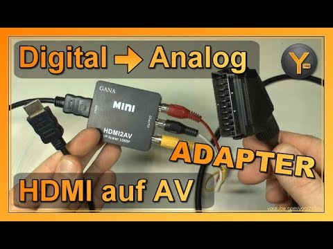 Video: Gibt es einen AV-zu-HDMI-Adapter?