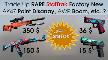 CS:GO Trade Up: StatTrak AK-47 Point Disarray (Factory New) 10 % ? AWP Boom? AK Red Laminate? Low %