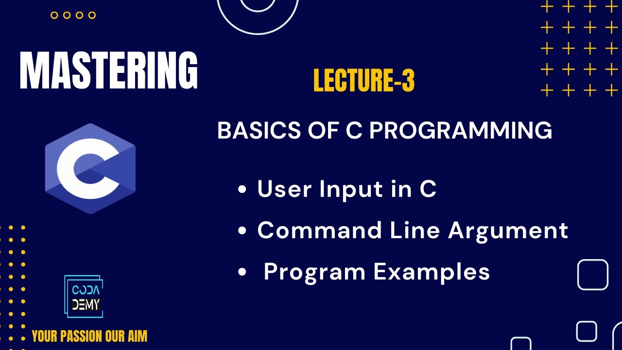 Mastering C : Basics of C Programming - Part-3 | Codademy | Your ...