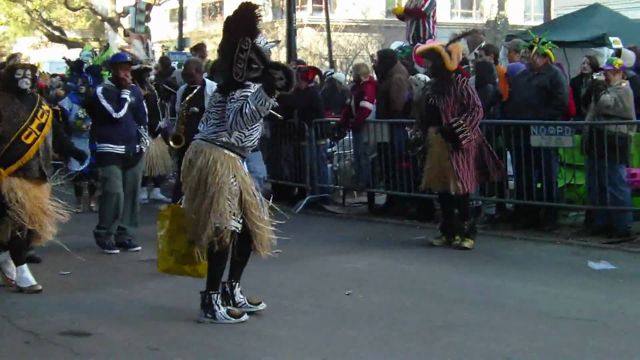Mardi Gras Zulu parade 2010 New Orleans.MOV YouTube