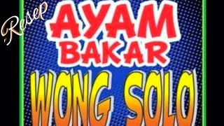 resep ayam penyet wong solo. 