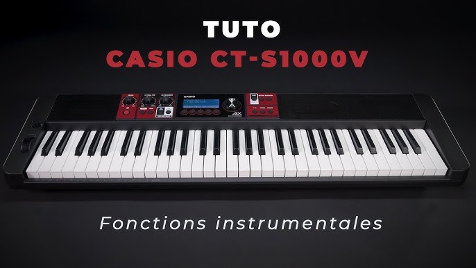 Comment composer avec le nouveau clavier Casio CT-S1000V ? 