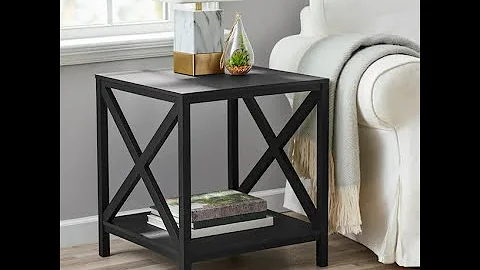 Mainstays Farmhouse Side Table Guided Assembly