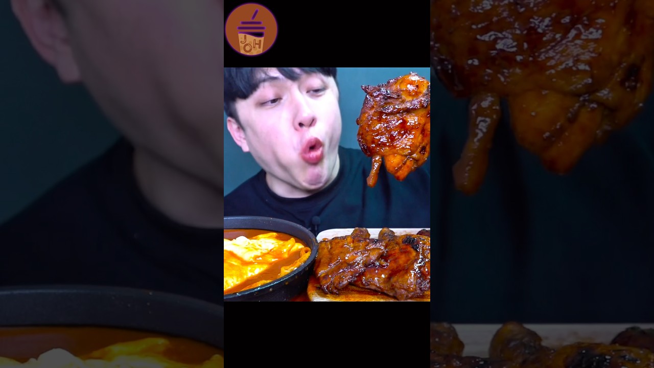 Mukbang BIG BITES “Korean BBQ Grilled Chicken” ©️UDT TV