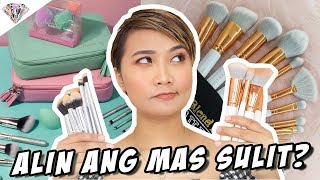 MICHELLE DY BASICS BRUSHES VS ANNE CLUTZ BEGINNER BRUSH SET | ALIN ANG MAS SULIT? | + GIVEAWAY