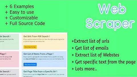 Web Scraper With Source Code | Asp Core | Codecanyon Scripts and Snippets