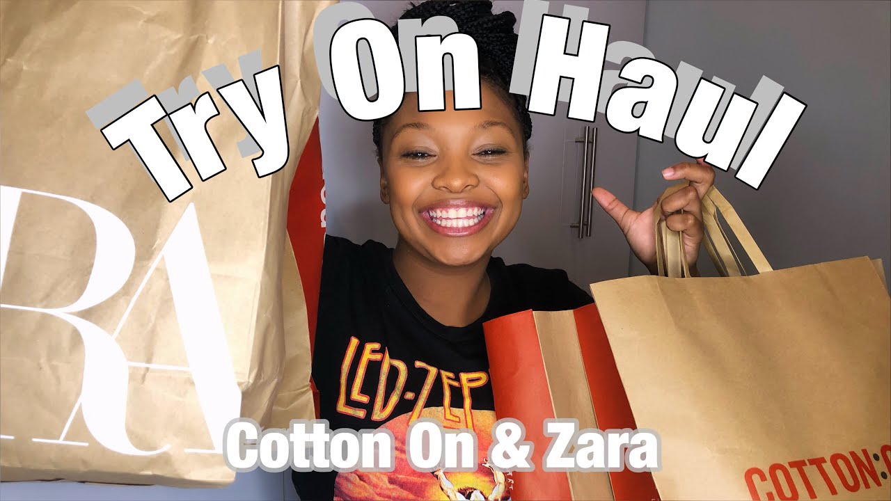 Try On Haul : Cotton On & Zara || South African Youtuber