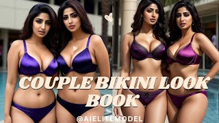 4K Cultural Threads: Ai Indian Model's Clothing Palette  | Plus Size Model #Couple #Beauty  #Viral