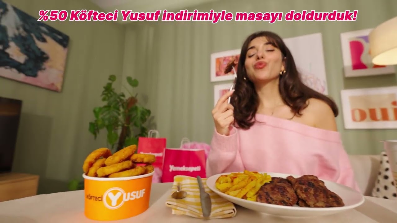 Gelsin %50 indirimli köfteler! Yemeksepeti’nin SEPET kuponu ile indirim Köfteci Yusuf’ta!😌💖