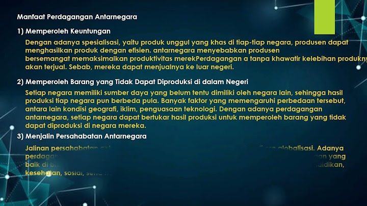 Dibawah ini yang termasuk faktor pendorong perdagangan antar daerah adalah