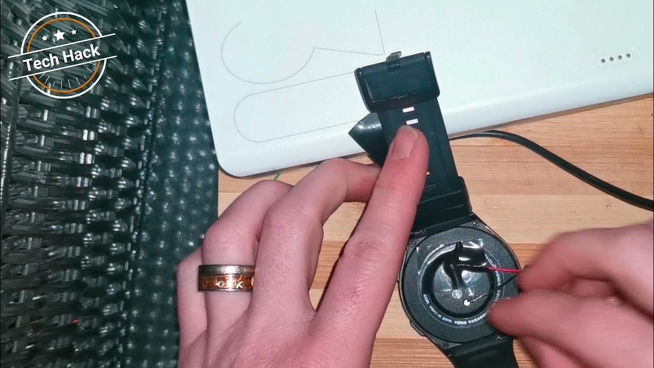 how-to-charge-smart-watch-without-charger-huawei-gt2e-techhack-youtube
