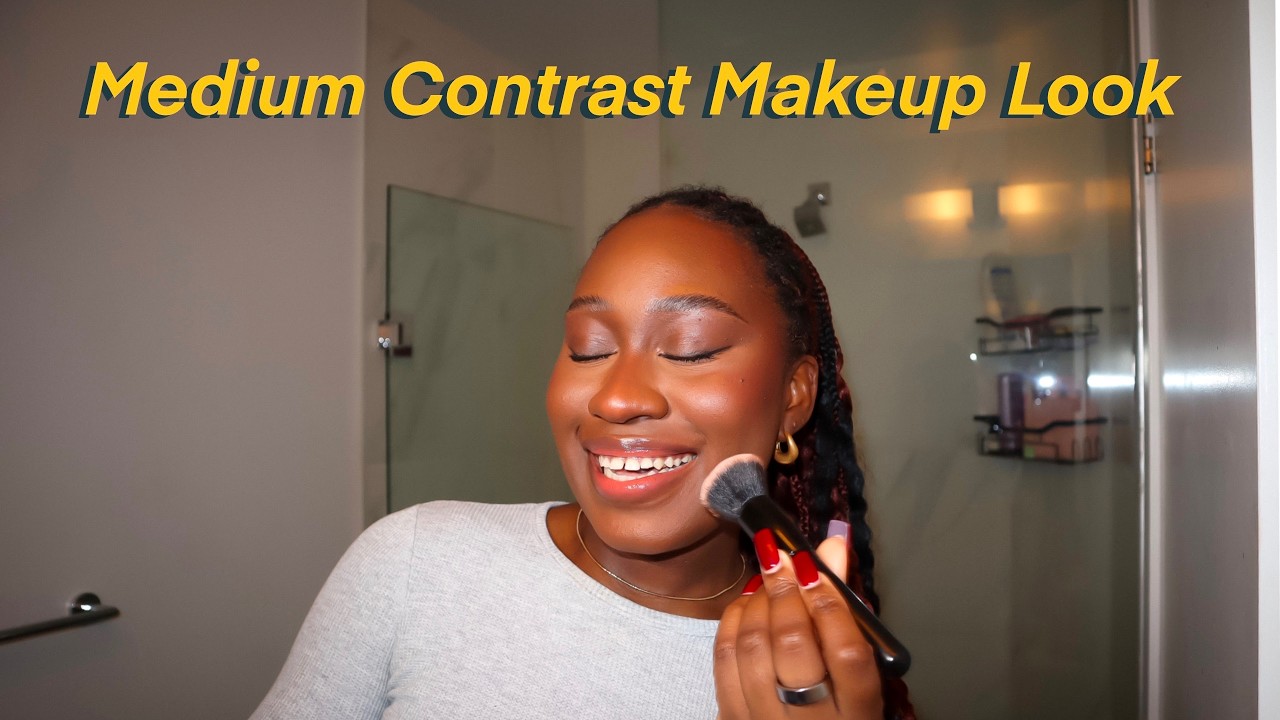 Detailed Medium Contrast Makeup Routine - YouTube