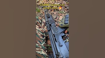 COBRA commando jungle duty🔥🪖#proudindian#army#indianarmy#nsg#police#nsgcommando#specialforces#crpf