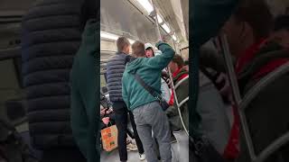 Массовая драка в Московском метро 12.09.23