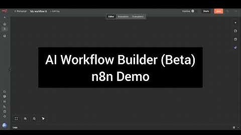 AI Workflow Builder (Beta) — Build Automations with Natural Language | n8n Demo