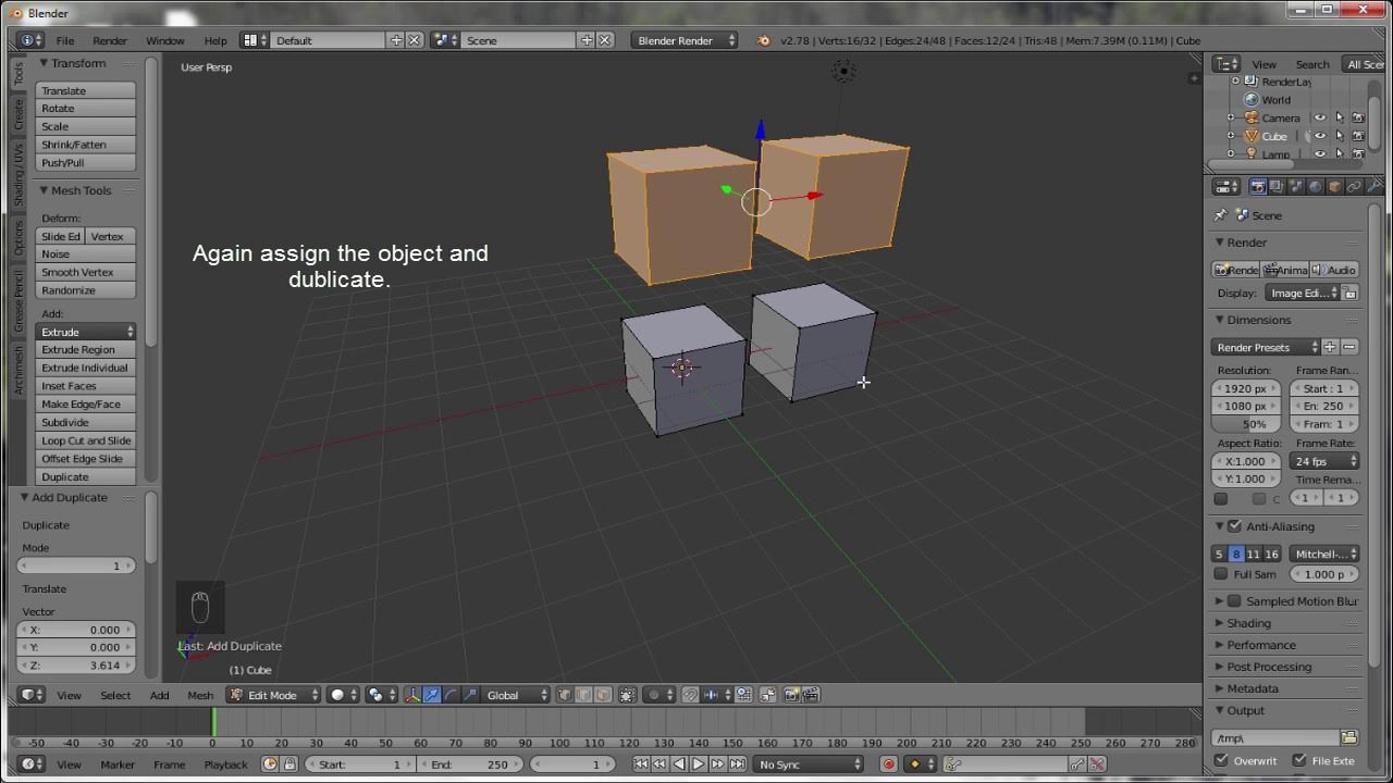 Blender How To Duplicate Object ? ( For beginners) - YouTube