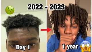 MY 1 YEAR FREEFORM TO DREADS JOURNEY | 2022 - 2023 |