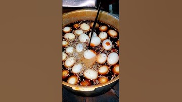 Asian street food 卤蛋