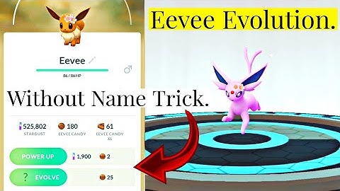 How to Evolve EEVEE Into ESPEON Without Using NAME TRICK In Pokemon Go | Spring Into Spring 2023