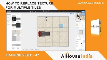 How To Replace Texture For Multiple Tiles | Training Video - 47 | AiHouse India