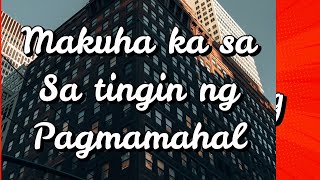 Maging masaya  tayo sa buhay na myron tayo !! Wag tayo manira sankapwa natin !!