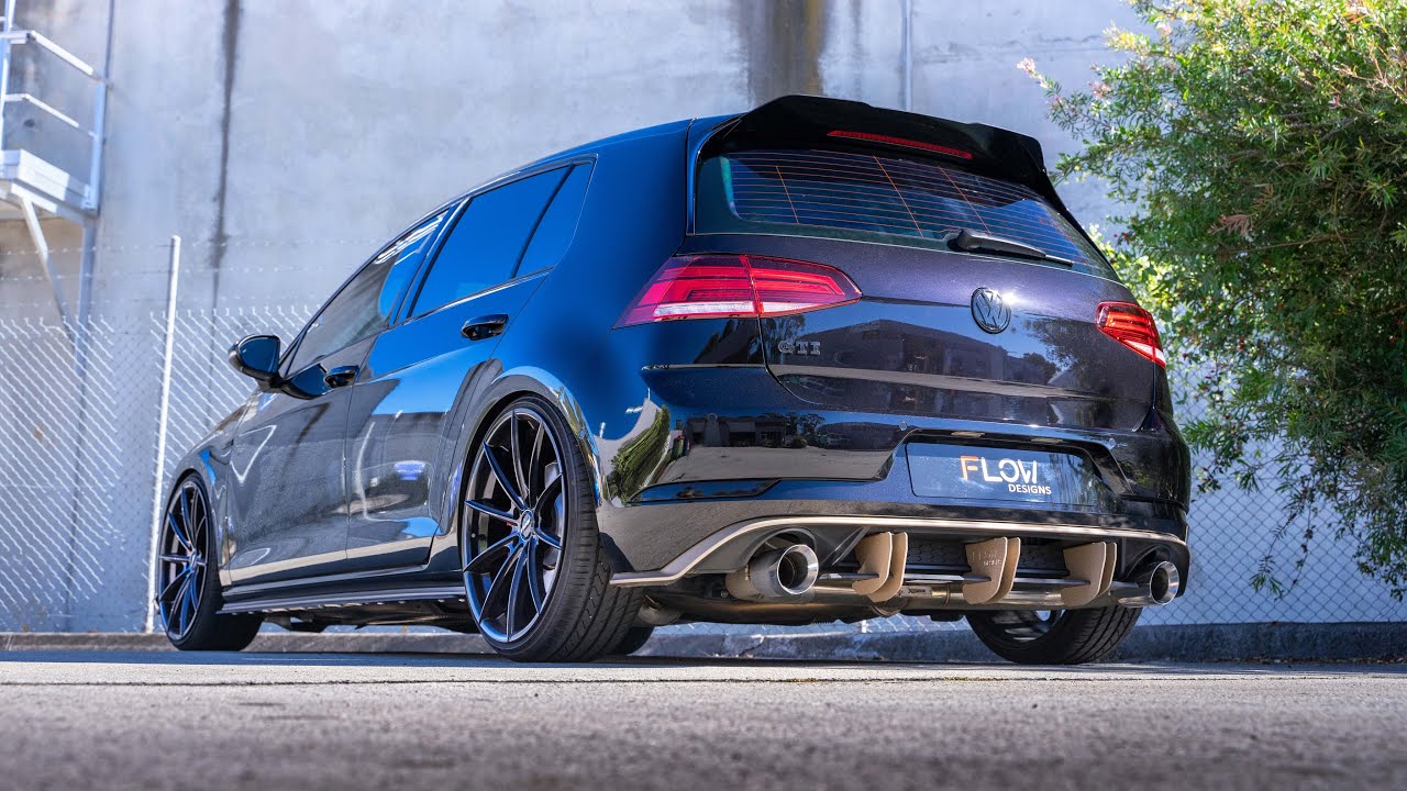 MK7.5/MK7 Golf R & GTI Rear Spoiler Extension by Flow Designs Australia ...