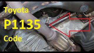 Causes and Fixes Toyota P1135 Code: Air/Fuel Ratio Sensor Heater Circuit Malfunction Bank 1 Sensor 1