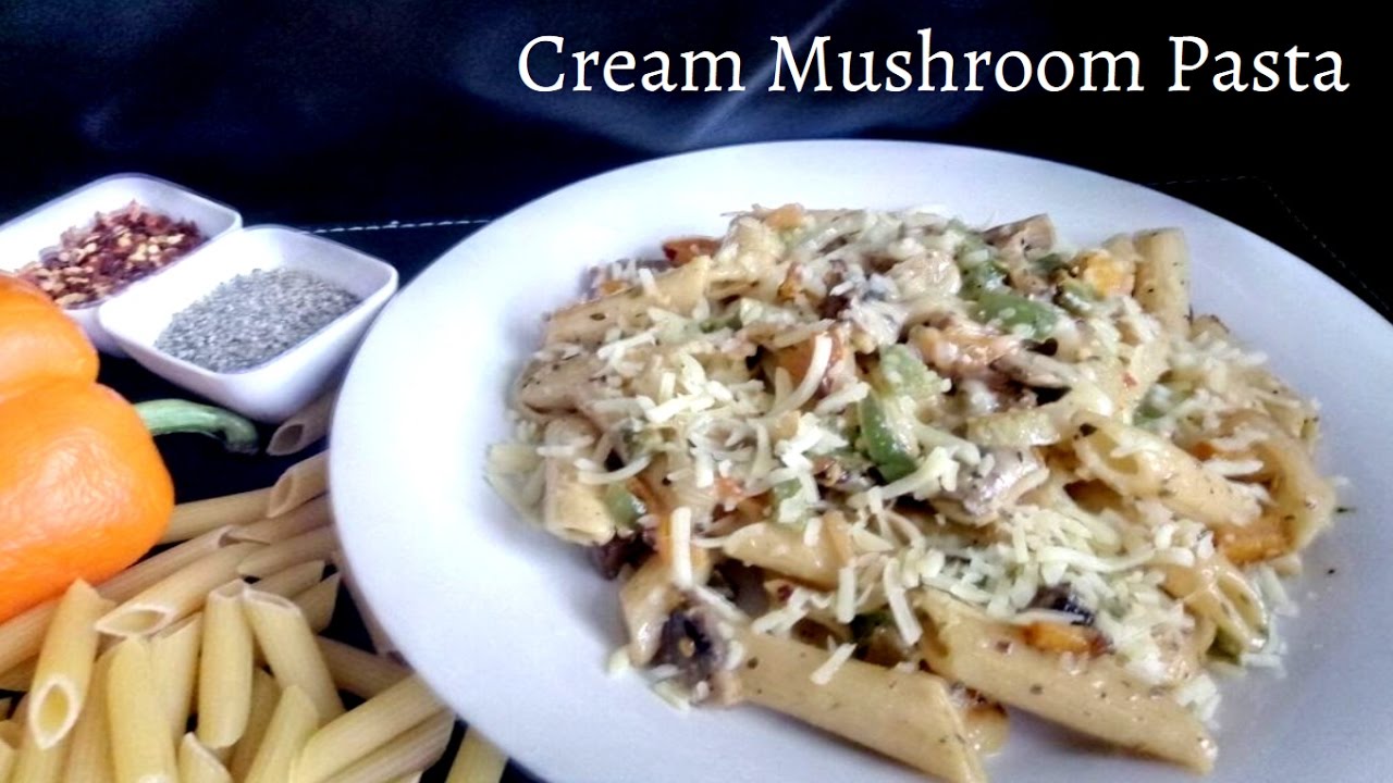 Cream Mushroom Pasta Recipe | Creamy Mushroom Pasta Recipe | How to