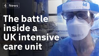 Inside a UK intensive care ward - on the frontline against coronavirus