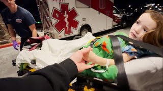 NiKO'S BRAVE AMBULANCE RiDE 🚑  Adley \& Navey Surprise him with a GiANT MONKEY! Mom saves the day