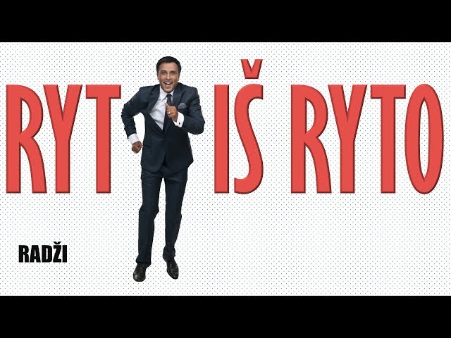 Radži - Ryt Iš Ryto (Lyric Video). Lietuviška Daina Su Žodžiais class=