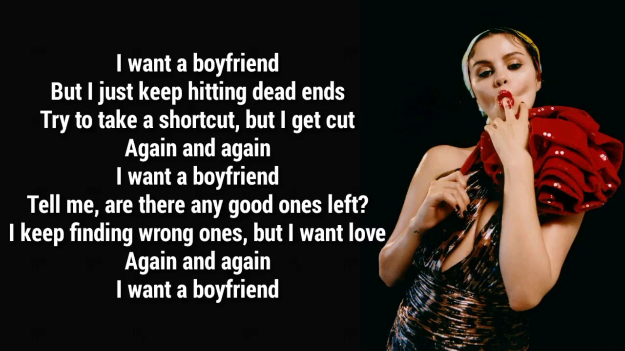 Selena Gomez Boyfriend (lyrics) YouTube