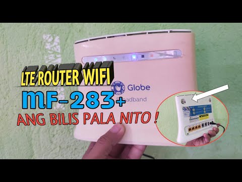 Globe broadband MF283+ WIFI | Namangha ako sa bilis