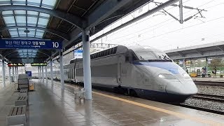 4017열차 서울-부산 KTX (대전역 도착)