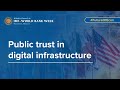 IMF – World Bank Week in Marrakesh - Public Trust in Digital Infrastructure