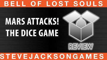 BoLS Unboxing and Review Mars Attacks The Dice Game | Steve Jackson Games